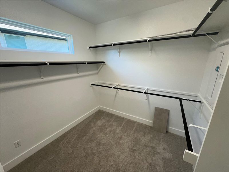 Walk-in closet in Primary Bedroom