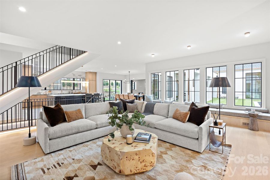 Furnished interior view inside a new home in , Charlotte (Image 6).