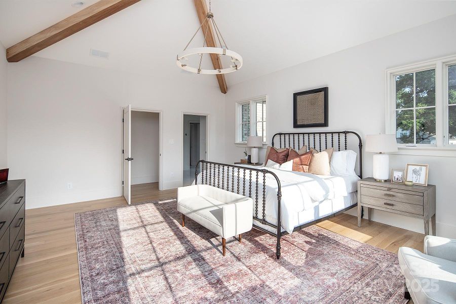 Furnished interior view inside a new home in , Charlotte (Image 5).