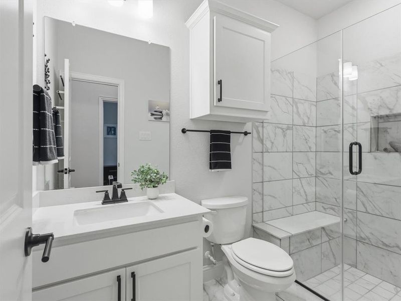 Furnished interior view inside a new home in , Mansfield (Image 37).