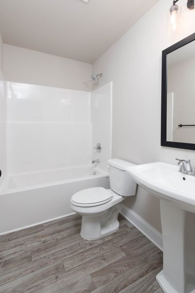 Furnished interior in a model home at Tinnell Station in Waverly (Image 4).