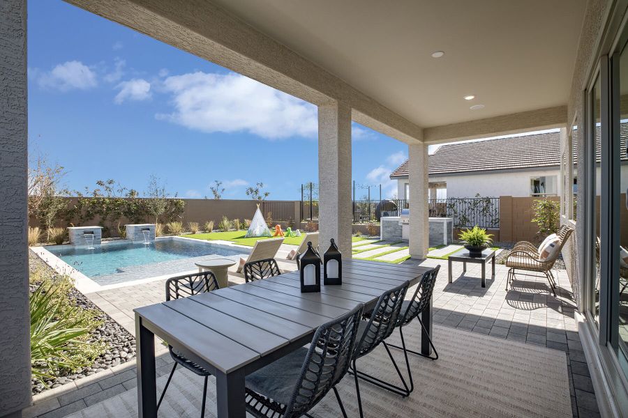 Representative exterior details of a home built from the Sienna by Mattamy Homes in Soleo, San Tan Valley (Image 3).