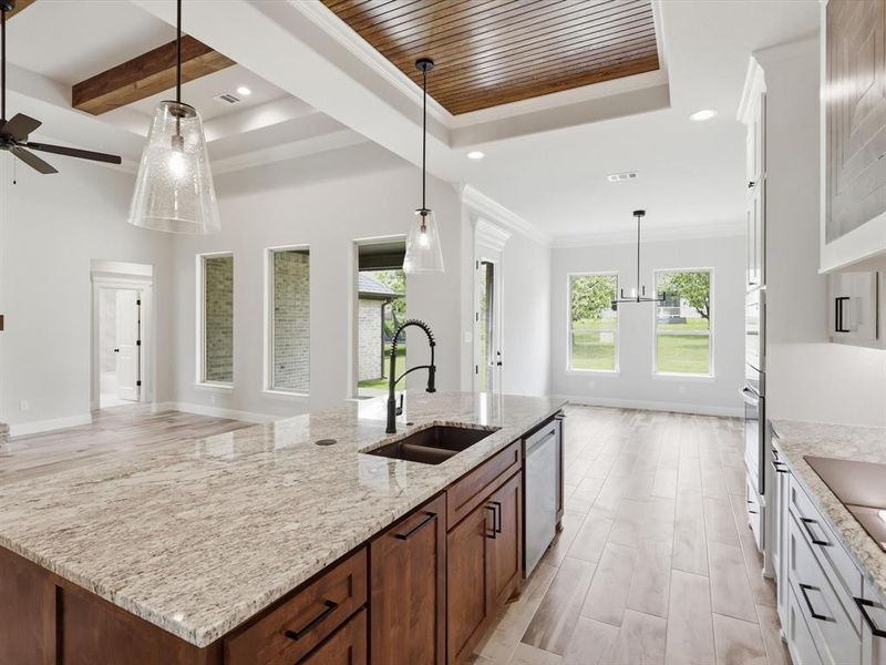 Furnished interior view inside a new home in , Granbury (Image 17).