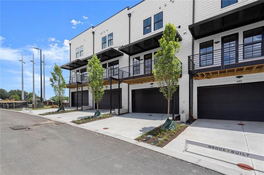 Front exterior of a new home in The Gathering – Alpharetta, Alpharetta, GA, highlighting curb appeal (Image 23).