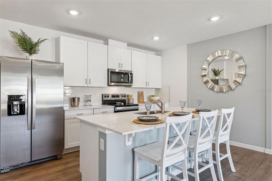 Furnished interior view inside a new home in Halifax Plantation Villas, Ormond Beach (Image 8).