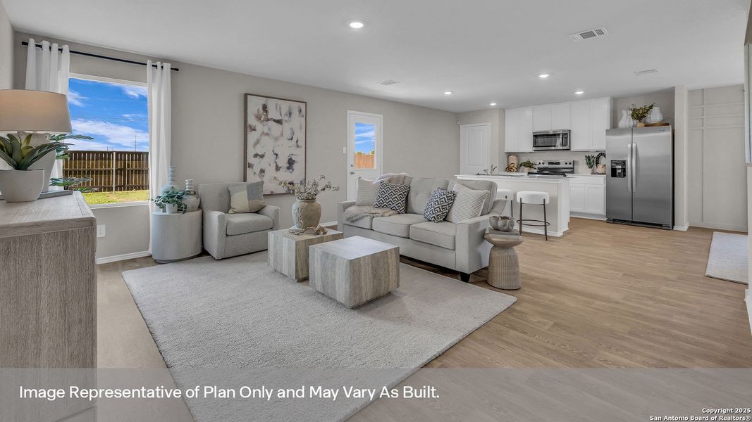 Furnished interior view inside a new home in Spring Valley, New Braunfels (Image 22).