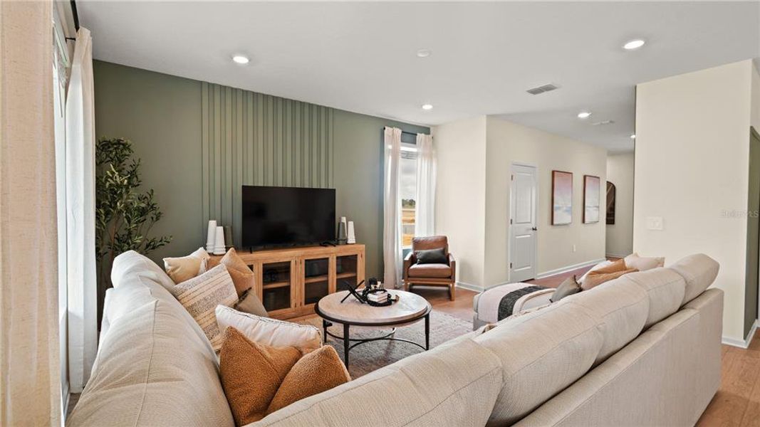 Furnished interior view inside a new home in Wellness Ridge, Clermont (Image 10).