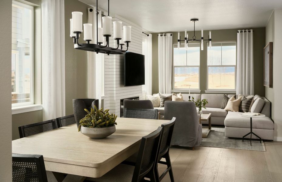 Furnished interior view inside a new home in Barefoot Village, Firestone (Image 9). Furnished interior view inside a new home in Barefoot Village, Firestone (Image 9).