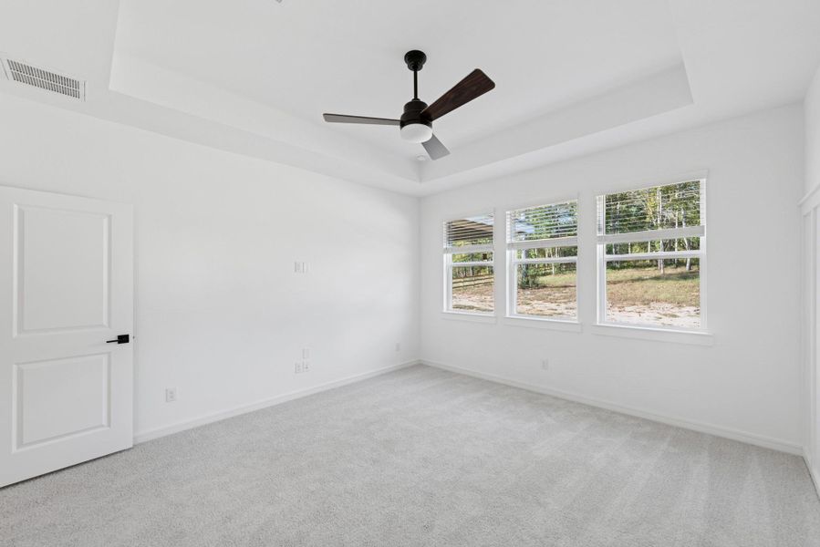 Spacious primary suite (*Photo not of actual home and used for illustration purposes only.)