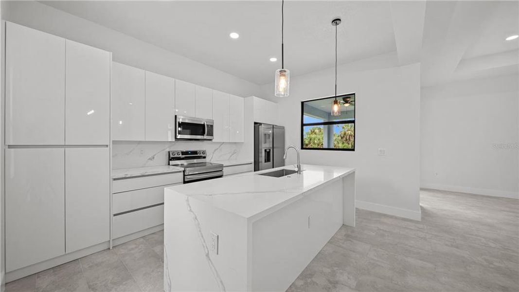 Furnished interior view inside a new home in , Rotonda West (Image 6).