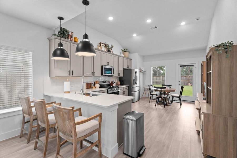 Furnished interior view inside a new home in Sorella, Tomball (Image 15).