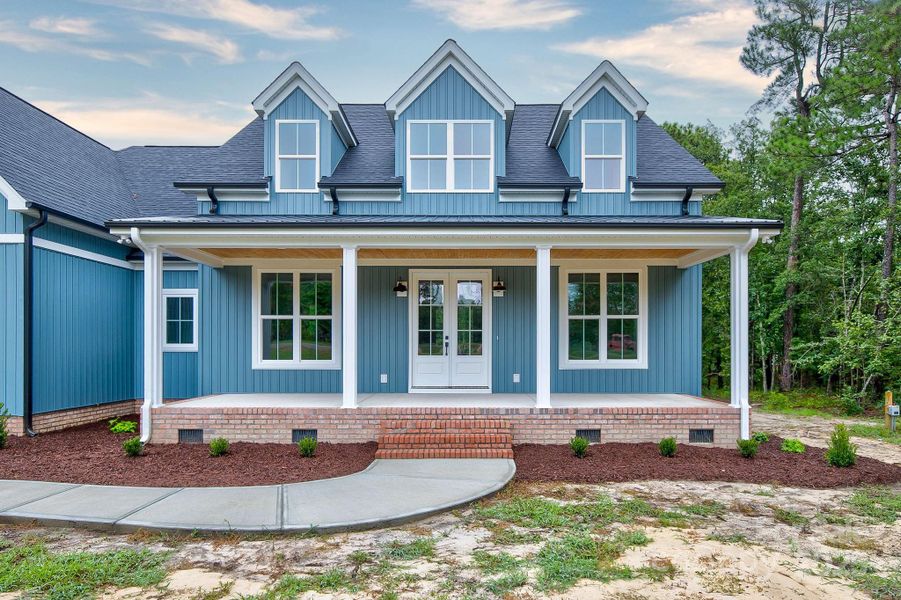 Front exterior of a new home in , Pageland, SC, highlighting curb appeal (Image 1). Front exterior of a new home in , Pageland, SC, highlighting curb appeal (Image 1).