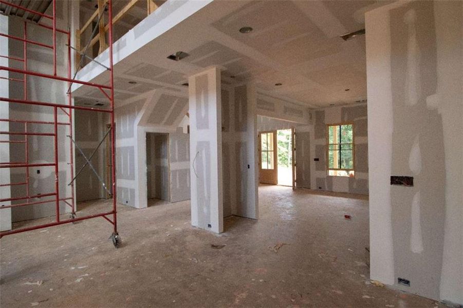 In-progress construction of a new home in , Monroe, GA (Image 63).