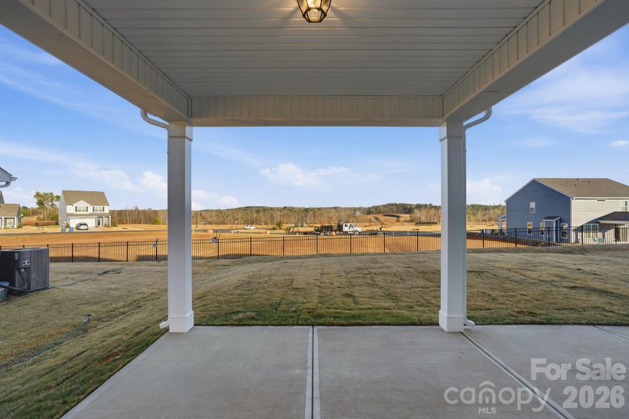 Exterior details and patio area of a home in The Meadows at Laurelbrook, Sherrills Ford (Image 28).
