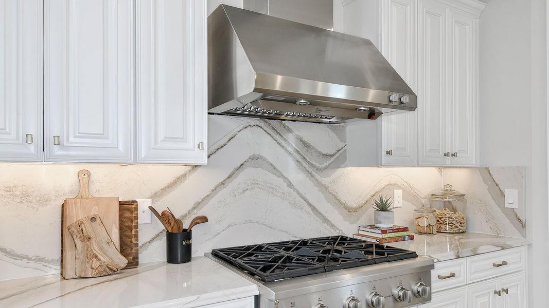 Representative furnished interior of a home built from the Pallazio by Taylor Morrison in Esplanade at Tradition, Port St. Lucie (Image 6).