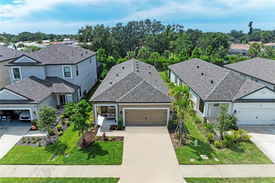 Front exterior of a new home in , Nokomis, FL, highlighting curb appeal (Image 18).