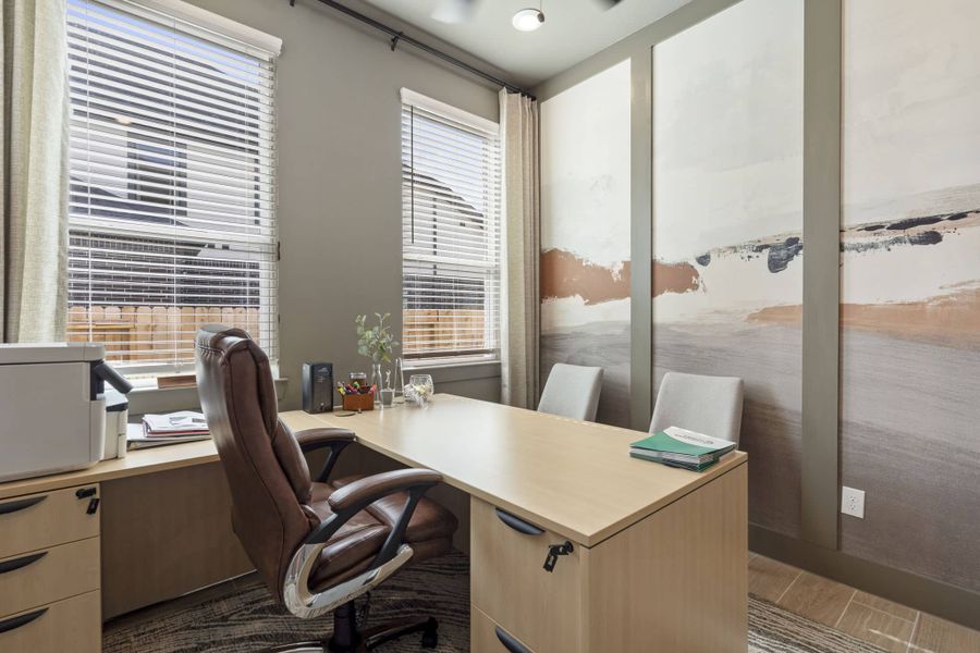 Furnished interior view inside a new home in Meridiana, Manvel (Image 27).