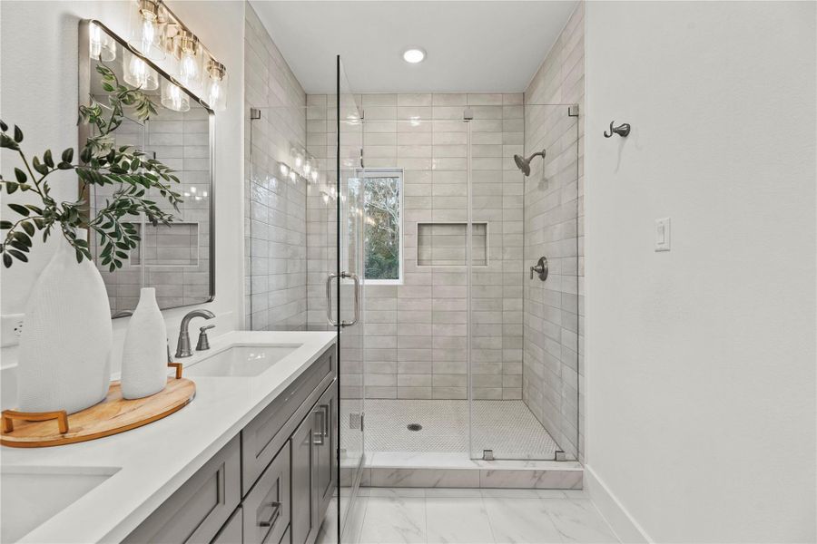 Furnished interior view inside a new home in , Houston (Image 28). Furnished interior view inside a new home in , Houston (Image 28).