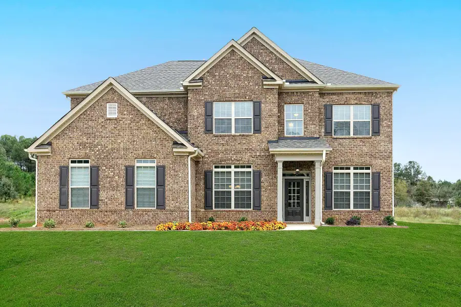 Representative exterior photo of a completed home built from the Brookhaven by Peachtree Building Group in The Landing at Miller’s Ferry, Adairsville, GA (Image 1). Representative exterior photo of a completed home built from the Brookhaven by Peachtree Building Group in The Landing at Miller’s Ferry, Adairsville, GA (Image 1).