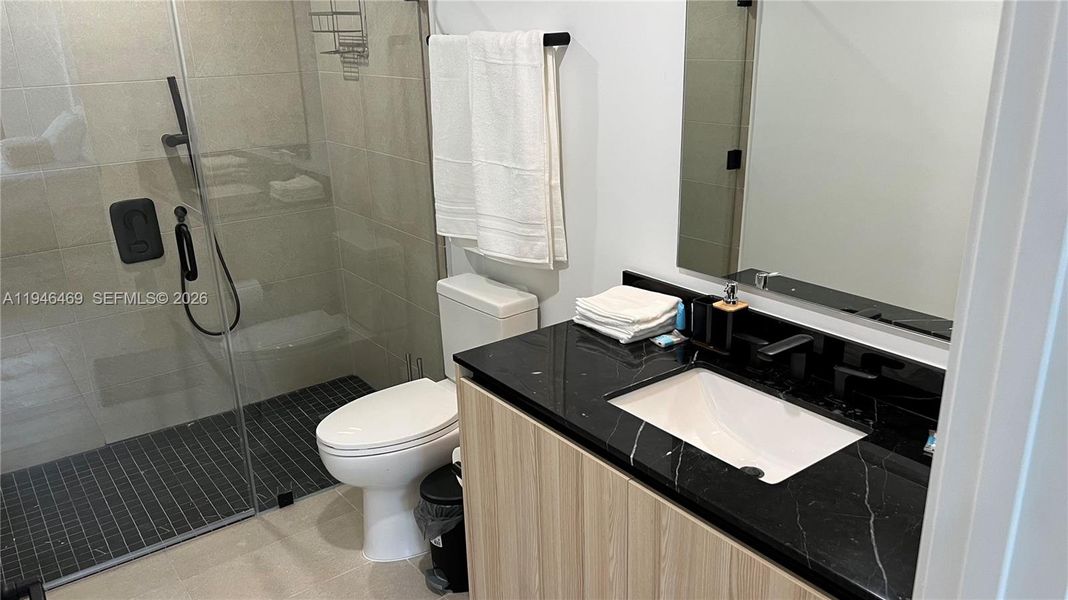 Furnished interior view inside a new home in , Miami (Image 33).