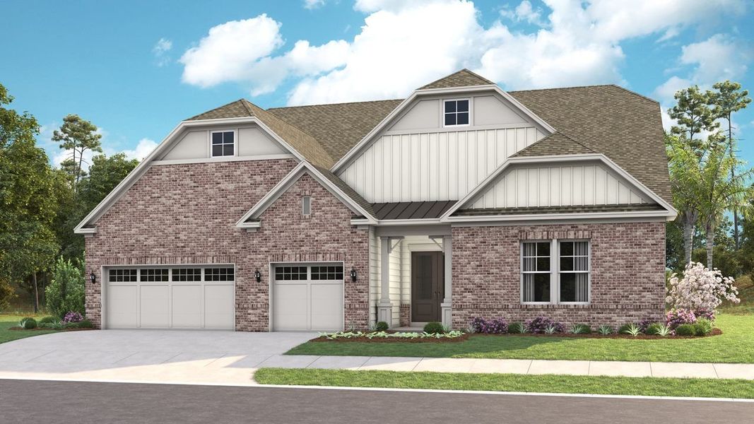 Elevation Farmhouse | Brick