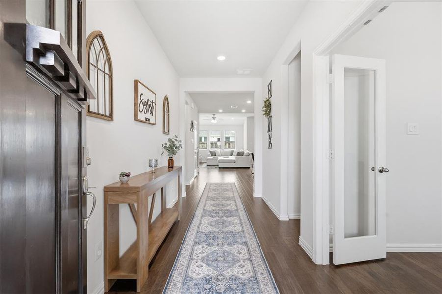 Furnished interior view inside a new home in , Denton (Image 31).