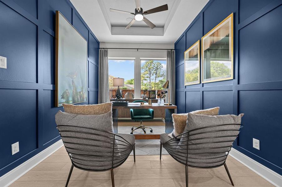 Furnished interior view inside a new home in Highwoods, Fort Worth (Image 18). Furnished interior view inside a new home in Highwoods, Fort Worth (Image 18).