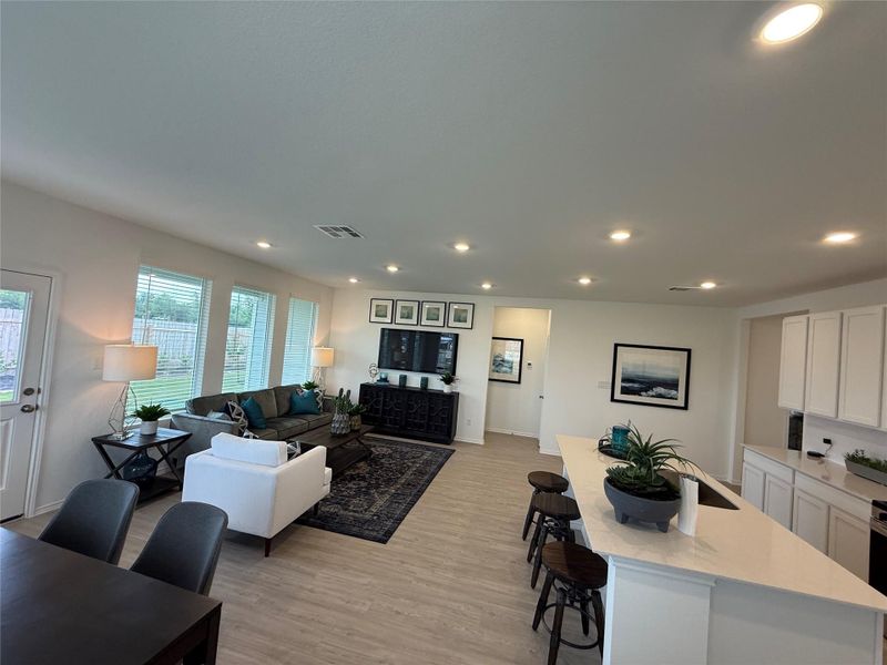 Furnished interior view inside a new home in Bertram Oaks: Classic Collection, Bertram (Image 3). Furnished interior view inside a new home in Bertram Oaks: Classic Collection, Bertram (Image 3).