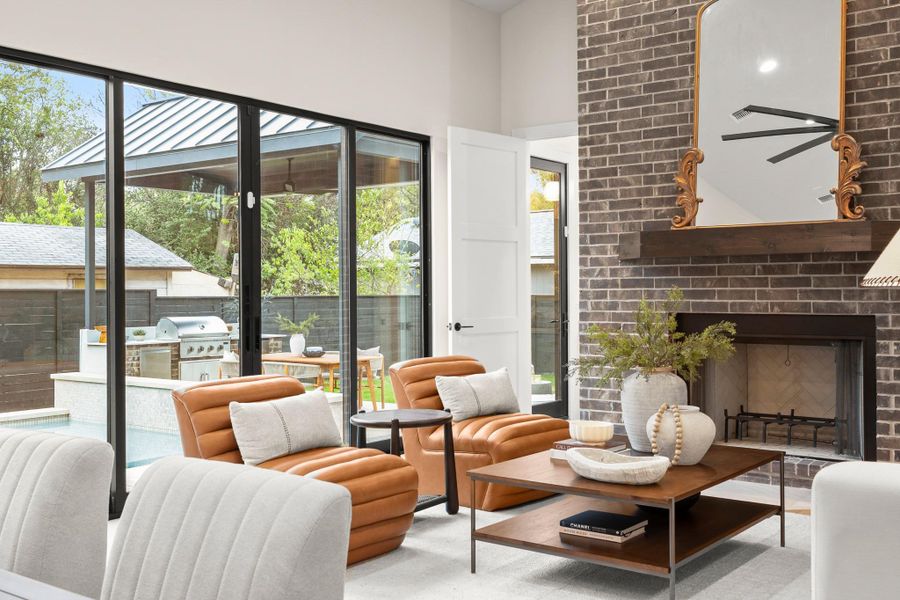 Furnished interior view inside a new home in , Austin (Image 38).