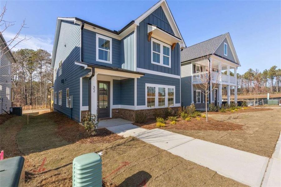 Front exterior of a new home in , Athens, GA, highlighting curb appeal (Image 18).
