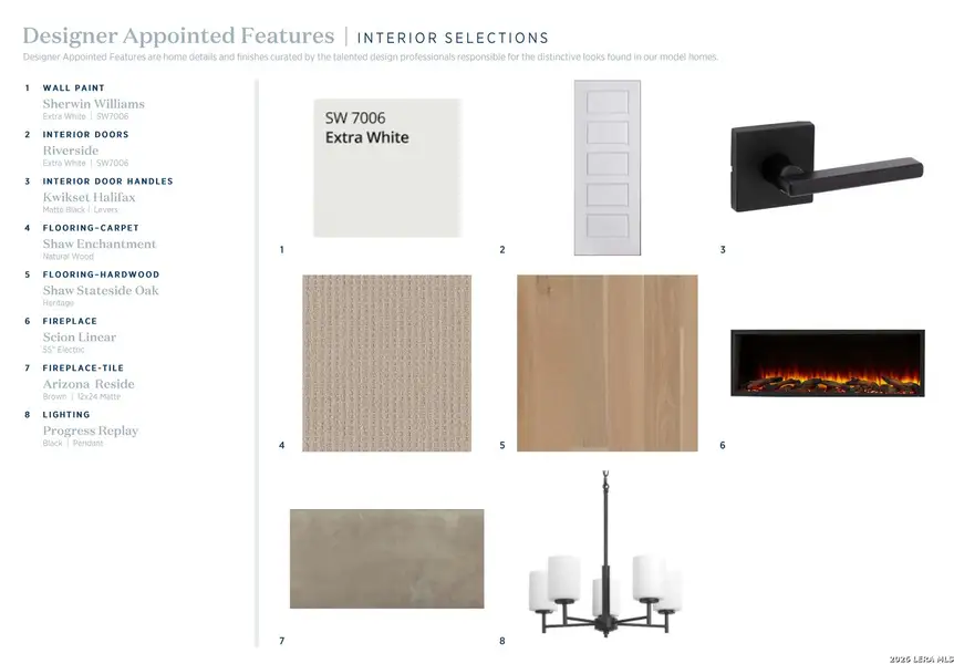 Sample of building materials used in homes in Kyndwood, New Braunfels (Image 5).