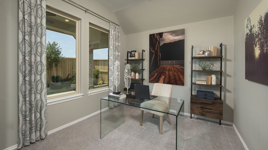 Furnished interior view inside a new home in Brookewater, Rosenberg (Image 42).