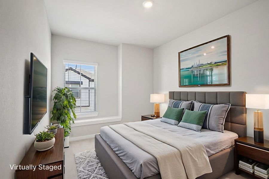 Furnished interior view inside a new home in Kemah Crossing - City Series, Kemah (Image 8). Furnished interior view inside a new home in Kemah Crossing - City Series, Kemah (Image 8).