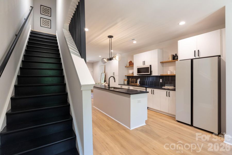 Furnished interior view inside a new home in , Charlotte (Image 18).