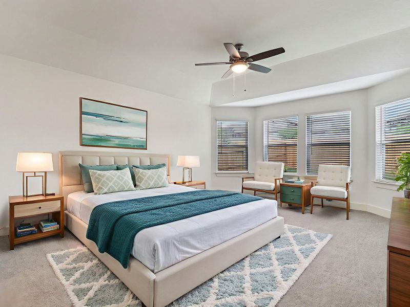 Furnished interior view inside a new home in Sagebrooke - Classic Series, San Antonio (Image 8). Furnished interior view inside a new home in Sagebrooke - Classic Series, San Antonio (Image 8).