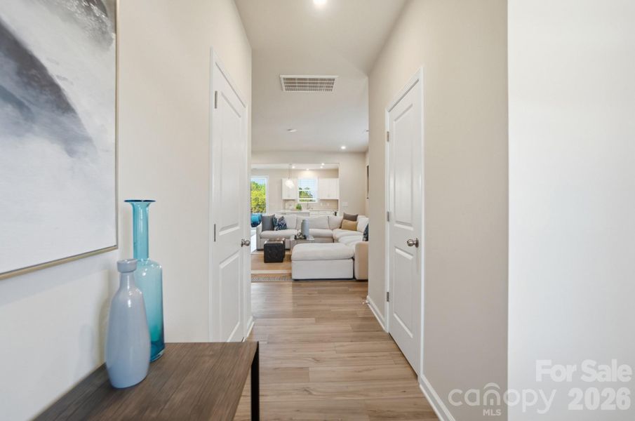 Furnished interior view inside a new home in Arbor Chase, Clover (Image 5).