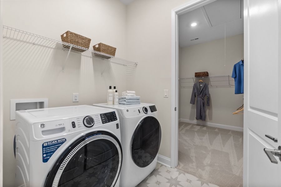 Representative furnished interior of a home built from the Presley by Taylor Morrison in Esplanade at Northgate, Indian Trail (Image 23). Representative furnished interior of a home built from the Presley by Taylor Morrison in Esplanade at Northgate, Indian Trail (Image 23).