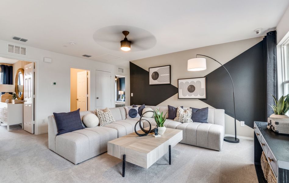 Furnished interior view inside a new home in Arbordale, Forney (Image 5).