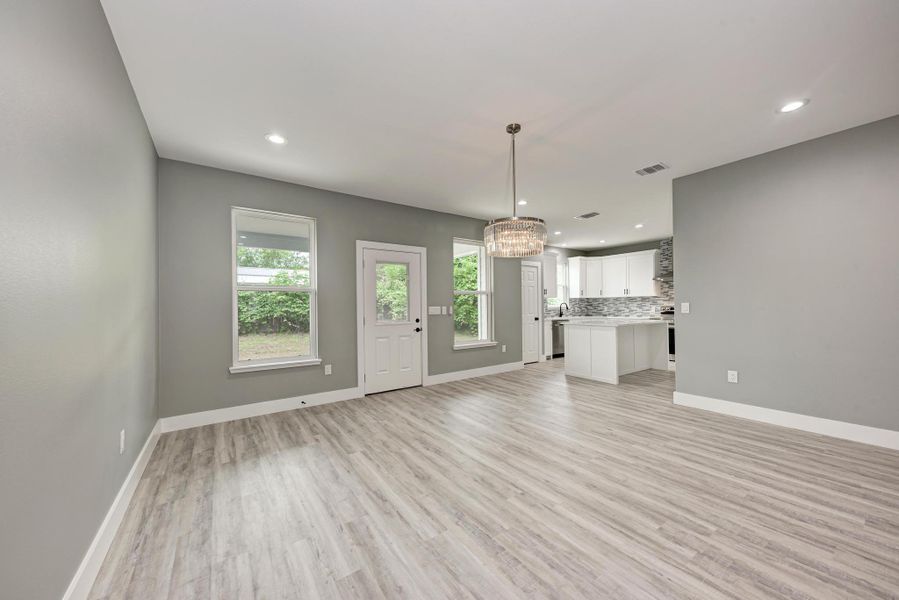 Spacious, unfurnished interior of a new home in , Paige (Image 17).