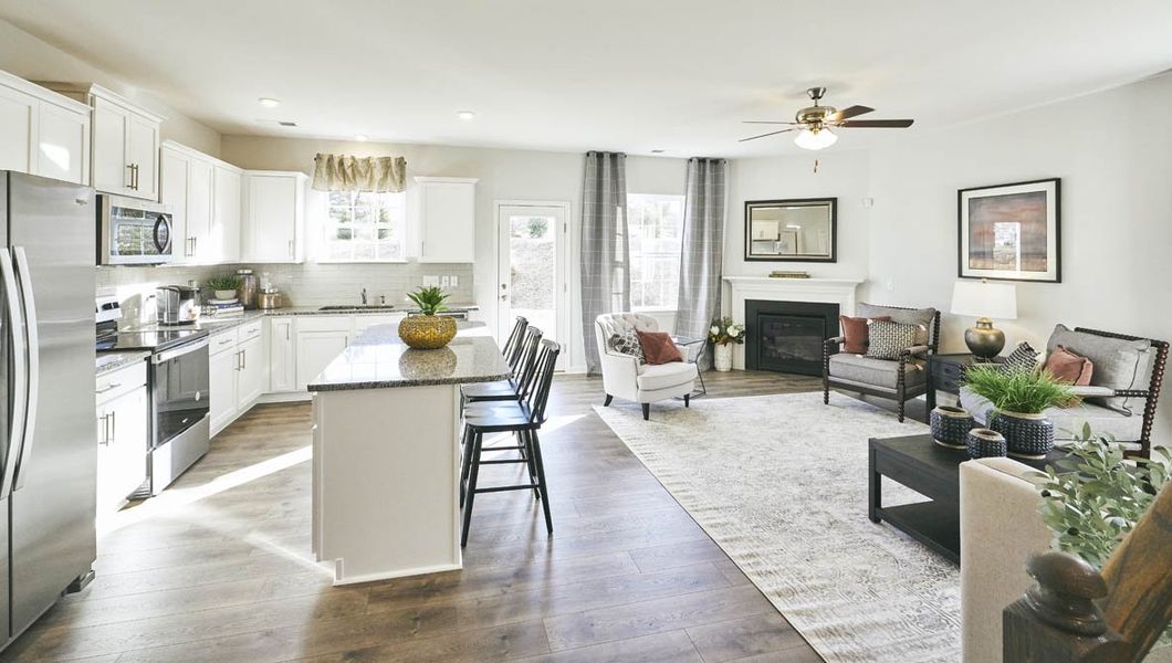 Representative furnished interior of a home built from the Winston by D.R. Horton in Middleton, Greensboro (Image 7). Representative furnished interior of a home built from the Winston by D.R. Horton in Middleton, Greensboro (Image 7).