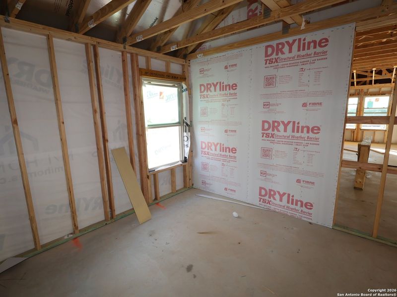 In-progress construction of a new home in Mesquite Ridge, San Antonio, TX (Image 24).