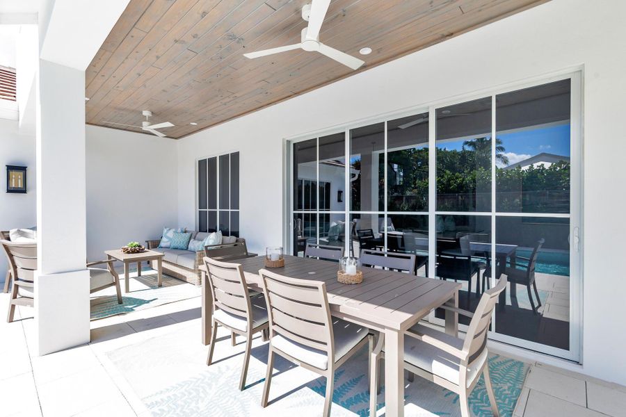 Exterior details and patio area of a home in , West Palm Beach (Image 28).