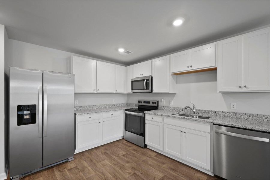 Furnished interior view inside a new home in Center Pointe, Santee (Image 7).