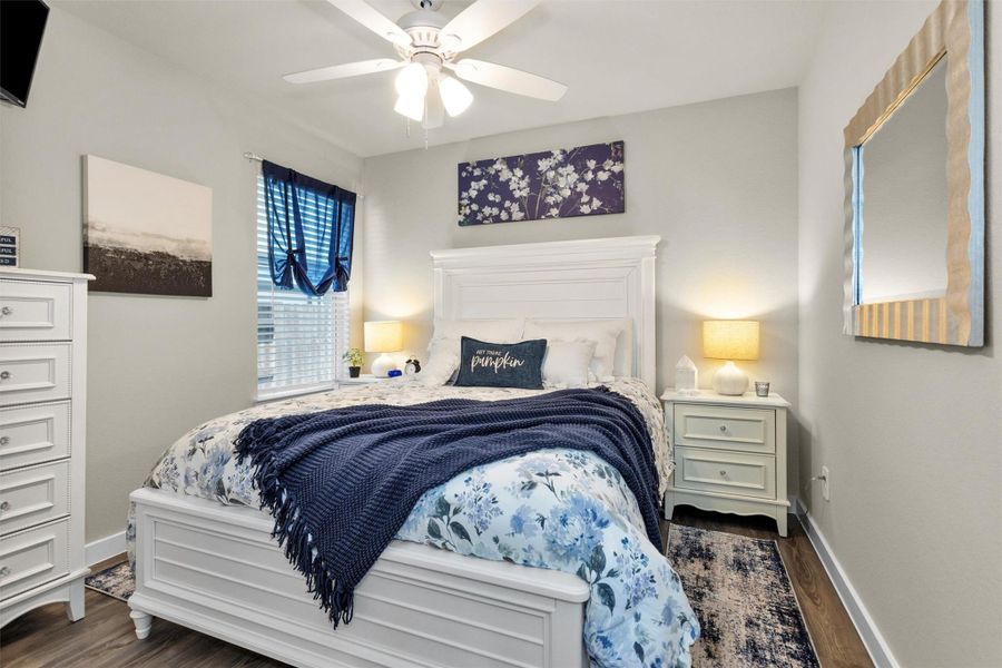 Bedroom #3 is also perfectly located just off the grand entry and to the right of the Secondary Bathroom. Bedroom #3 is also perfectly located just off the grand entry and to the right of the Secondary Bathroom.