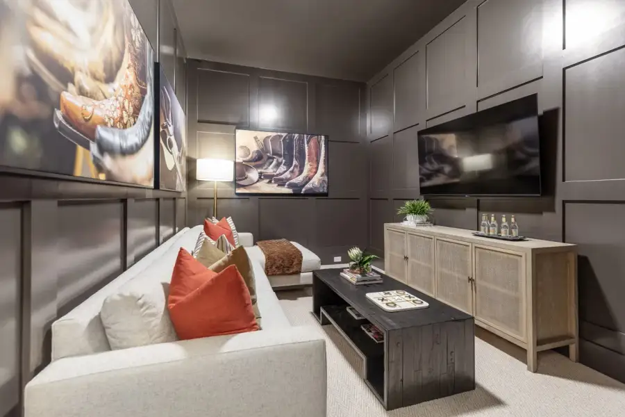 Representative Entertainment Room - some options shown