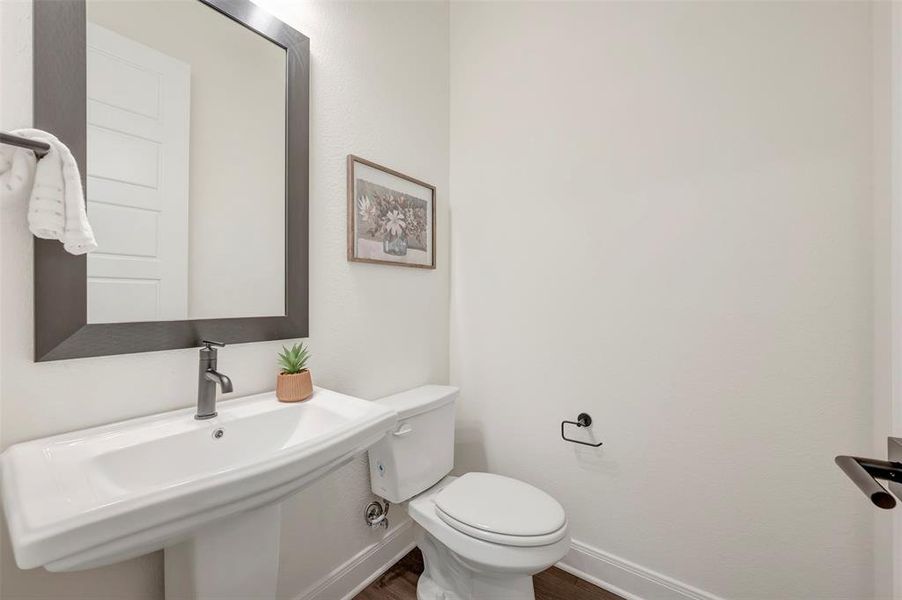 Furnished interior view inside a new home in South Pointe Manor Series, Mansfield (Image 28).