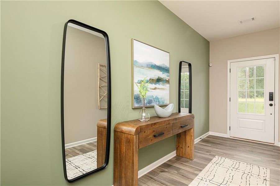 Furnished interior view inside a new home in Rhodes Glen, Lawrenceville (Image 14).