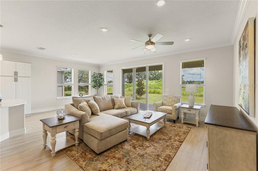 Furnished interior view inside a new home in , Ocala (Image 15).