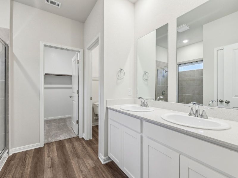 Furnished interior view inside a new home in Flora, Hutto (Image 3).