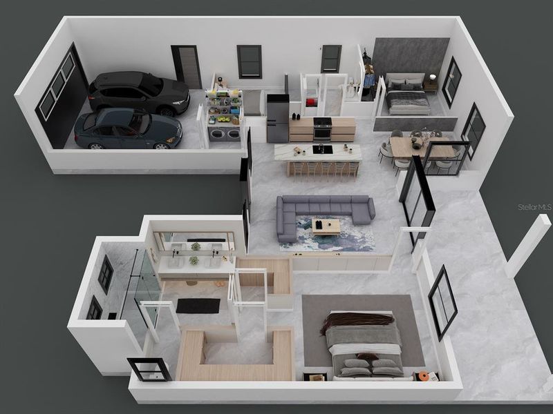 Staged floorplan Staged floorplan